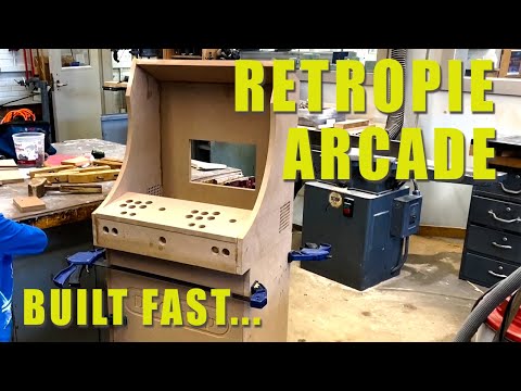 Full-Size RetroPie Arcade: The EPIC Build Time Lapse!