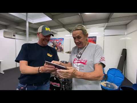 Nicko McBrain Meets Rhythm of the Beast Eddie!