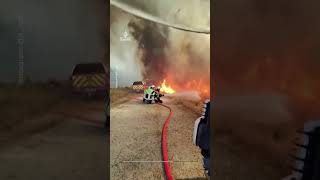 Firefighters deploy smart glasses to record wildfire operations in real time