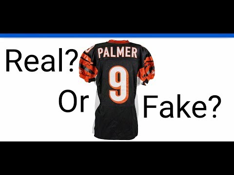 Authentic Reebok Bengals NFL Jerseys Comparison How To Identify Difference Spot Real Vs Fakes