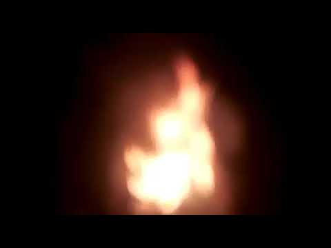 Foc in noapte la Nojorid city