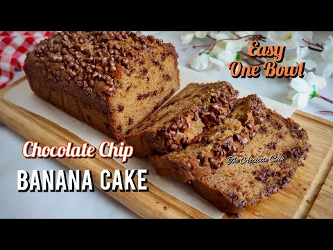 Banana Cake Recipe | Chocolate Chips Banana Bread | Chocolate Chip Banana Cake Recipe