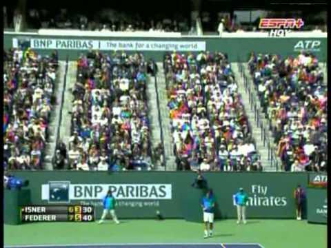 Final - Indian Wells 2012 - Federer v. Isner Highlights