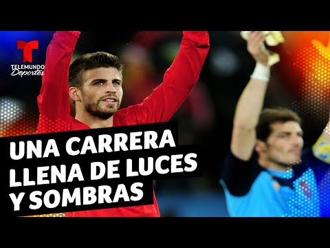 Piqué anuncia el fin de su carrera tras varias luces y sombras en el camino | Telemundo Deportes