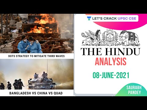 , title : '8th June 2021 | The Hindu Newspaper Analysis | Current Affairs | UPSC CSE | Saurabh Pandey'