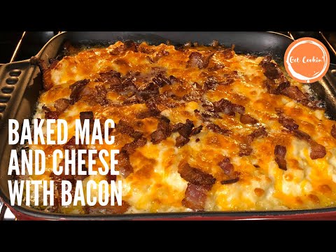 How to make Baked Mac and Cheese with Bacon Recipe | Baked Mac N Cheese Recipe