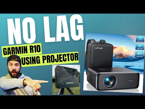 Garmin R10 Projector NO LAG - Golf Simulator Under $200!