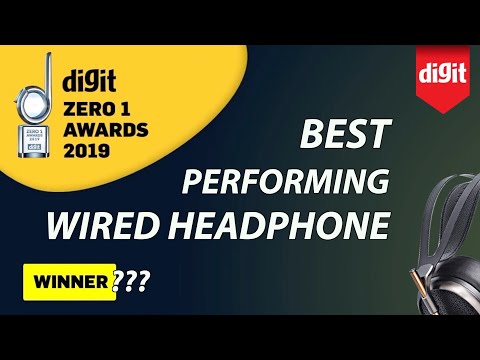 Best Performing Wired Headphone - Digit Zero 1 Awards 2019