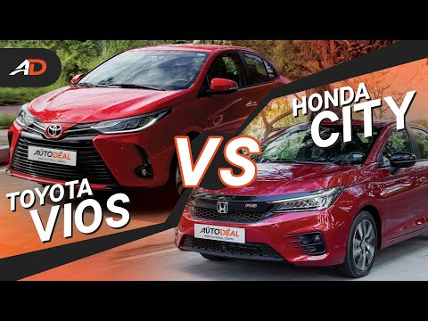2021 Toyota Vios G vs 2021 Honda City RS - AutoDeal Comparo