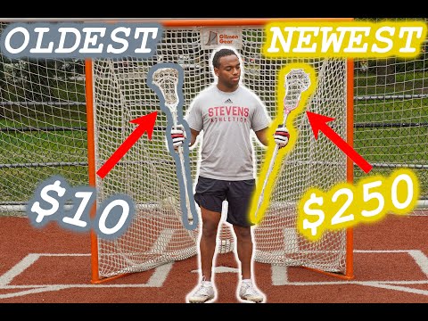 I COMPARED MY OLDEST VS. NEWEST LACROSSE STICKS!