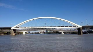 just a few northbound & southbound services crossing the river on the Merivale Bridge on Sat Aug 16