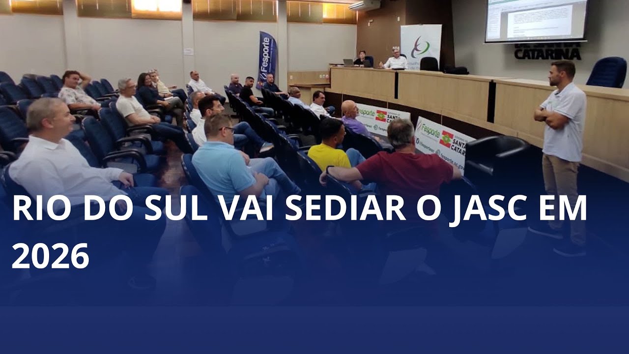 Rio do Sul vai sediar o JASC em 2026