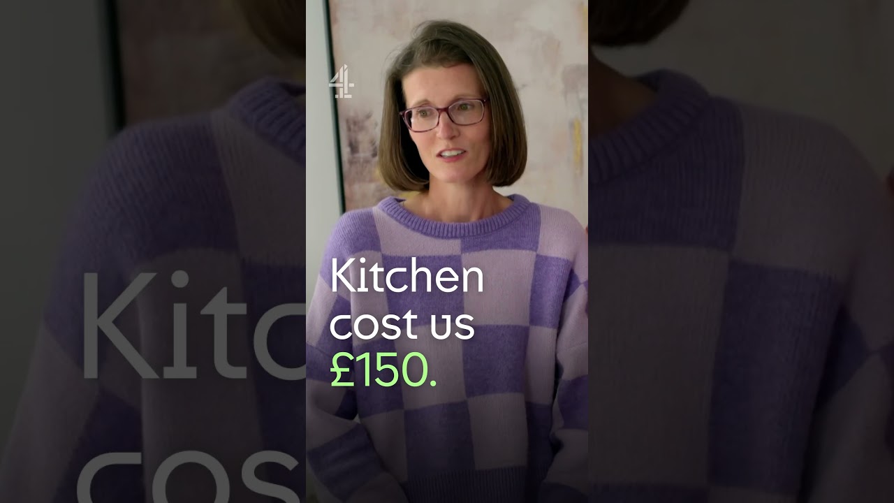 The entire kitchen cost less than £300! 😳 #WorstHouseOnTheStreet #Lifestyle