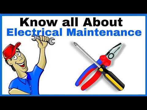 Know all About Electrical Maintenance in Hindi, Preventive Maintenance and Breakdown Maintenance Video