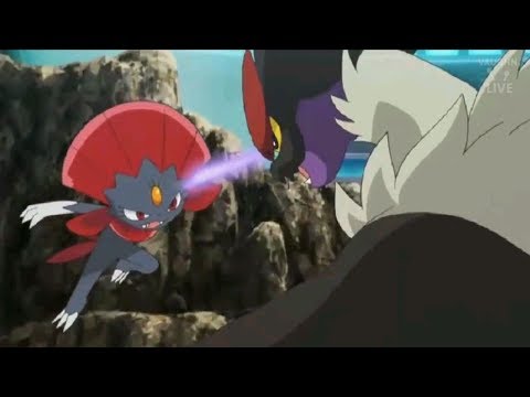 Ash vs Alain (Noivern vs weavile)