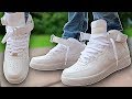 How To Lace Nike Air Force 1s AF1 Mids 2 BEST WAYS