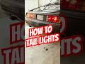 Upgrading DeLorean Stock Tail Lights with LED Kit From Drayron
