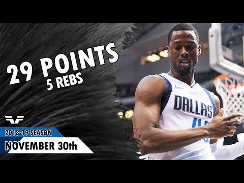 Harrison Barnes - 2018.11.30 - Mavericks vs Lakers - 29 Pts, 5 Rebs