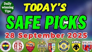 👉 Football Predictions Today (Sunday) 28 September – Expert Reveals 4+ Odd Safe Bet You Can’t Miss