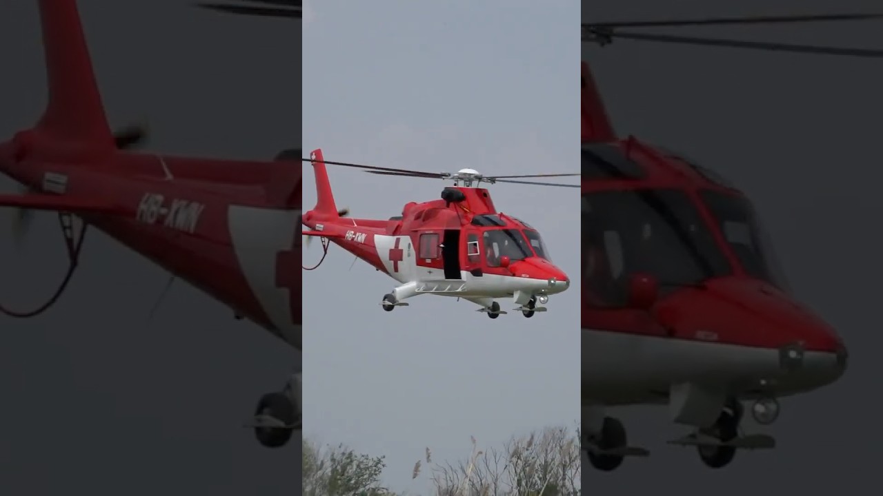 Giant RC heli A109K2 Agusta  巨大ラジコンヘリ・アグスタ