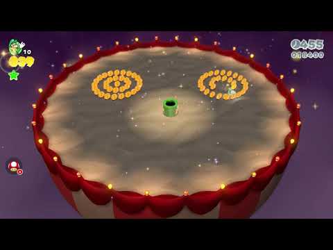 Super Mario 3D World (Switch) 3-B Itemless Speedrun - Time: 51 (TWR)