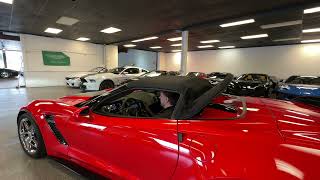 2016 Chevrolet Corvette Z06 Convertible Top Operation