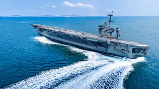 EXTREME DRIFTING: High-Speed Maneuvers of US Largest Aircraft Carriers at Sea