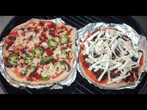 PIZZA AL CARBON, Receta # 323, Pizza al pastor Video