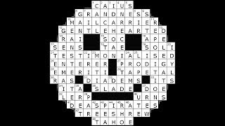Tools for creating Crossword puzzle
