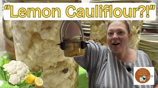 👉 Lemon Spice Pickled Cauliflower 🍋🥦 | Easy No-Waste Canning Recipe