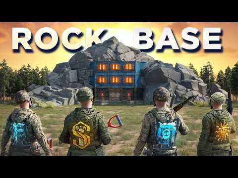 We Built a COZY ARMORED ROCK BASE in Rust (Ft. Blooprint, Frost & Kira)