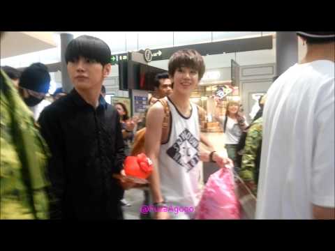 141207 탑독 (ToppDogg) - Hansol & B-Joo depart at KLIA2 Malaysia