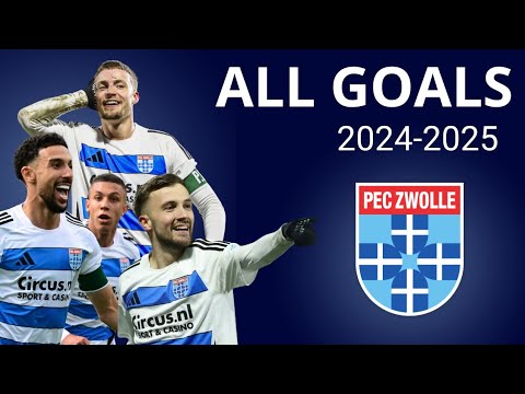 Alle Doelpunten PEC Zwolle 2024/2025