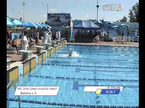 Serie 8 dei 400 Stile Libero  Assoluti Maschi Master - 13 Memorial Andrea Bettiol