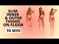 Slim Inner and Outer Thighs on the Floor 10 Minutes / Nina Dapper