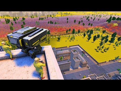 WW2 - Army Defense VS 3,000,000 Parasites | Ultimate Epic Battle Simulator 2 | @GreekyMaster​