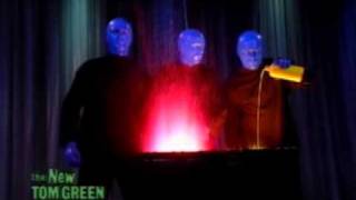 Blue Man Group Paint Drumming