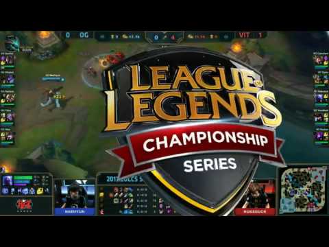 League Of Legends — Vitality vs Origen  EU LCS 2017 Spring Game 2