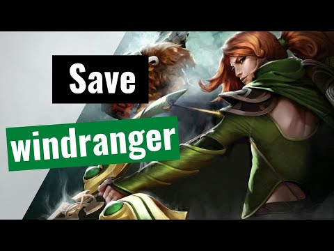 Save Windranger Full Gameplay