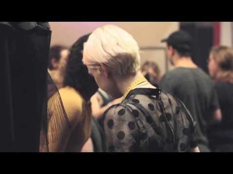 CHAPTER FRIDAY backstage at David Laport