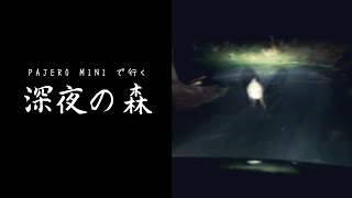 パジェロミニデュークで行く真夏の深夜の森…