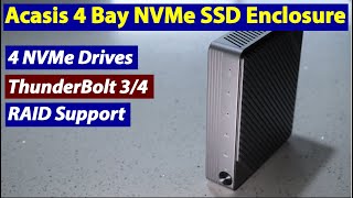 Acasis 4-Bay NVMe SSD Thunderbolt 3/4 Enclosure