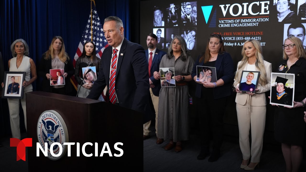 EN VIVO: ICE habla sobre apoyo a víctimas de delitos perpetuados por inmigrantes indocumentados