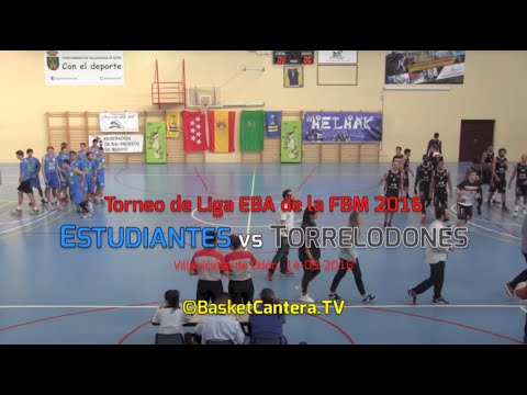 EBA - ESTUDIANTES  vs.TORRELODONES.- Torneo Liga EBA Fed.Madrid 2016 (BasketCantera.TV)