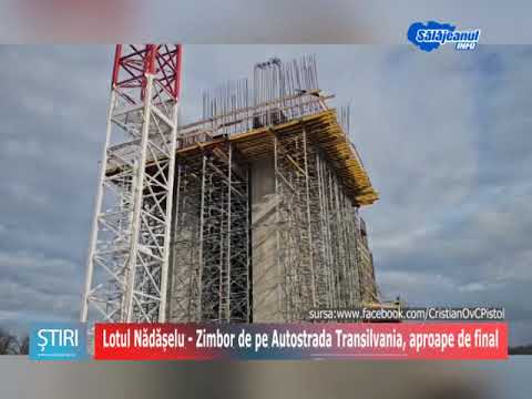 The Nădășelu Zimbor lot on the Transylvania Highway, nearing completion