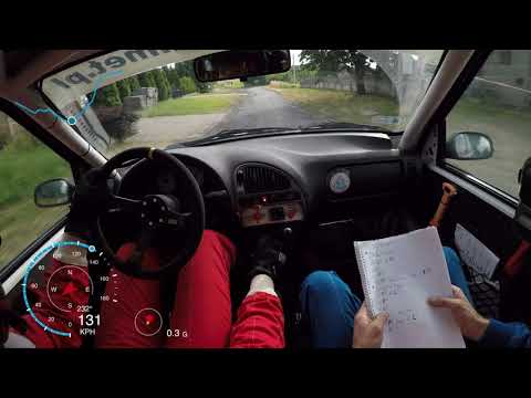 3 Runda RPŚ 2019 Rajd Dwóch Gmin Gorzyce - Godów Os-Olza 14.07.2019 Leśniak/Leśniak Citroen Saxo