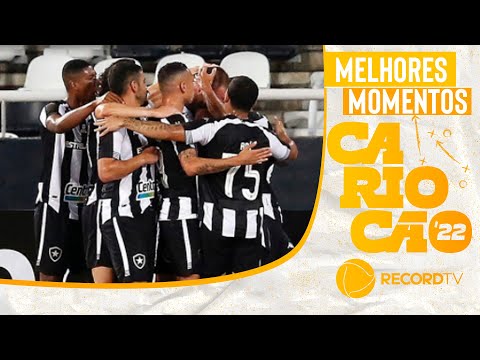 BOTAFOGO 5x0 VOLTA REDONDA - MELHORES MOMENTOS - #CARIOCÃONARECORD