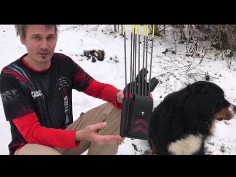 Marc Lang - Multitalent holster quiver for 9 arrows, drawer bag archery archery extreme