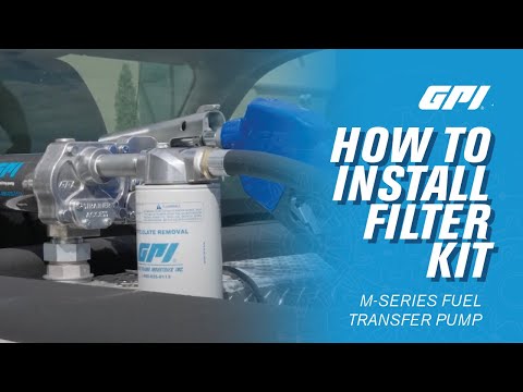 GPI M-Series Fuel Transfer Pump | Filter Kit Installation