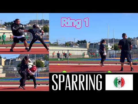 "Ring 1" Sparring with Justin Taylor Darnel and MCR in Morning Class.